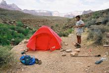 Building the tent for an imminent storm