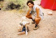 Guillermo's ingenious water-collecting contraption